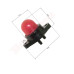 POMPKA WALBRO ( 188-513 , 188-513-1 ) RED 35x22x21x3,4