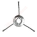 SZCZOTKA METAL SPIDER L3 230mm  9'' 25,4mm