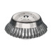 Szczotka stożkowa, metalowa - premium Ø zew. 155 mm, otwór 20 mm