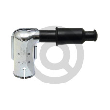 Końcówka przewodu świecy zapłonowej wodoszczelna wersja z metalową powłoką, do świec 14 mm