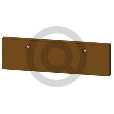 Kunststoffschuerfleiste 1,6M