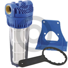 Filtr wody z przezroczystym wkładem