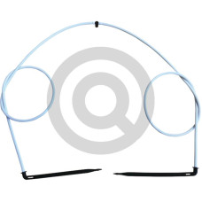 Rozdzielacz 2-drożny Mikro-wąż, zakrzywiony kroplownik