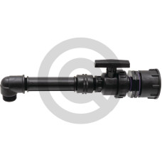 Adapter IBC S60x6 z zaworem kulowym z PVC 1” gwint zew.