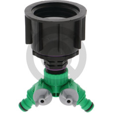 Adapter IBC, wersja długa S60x6 z 2-drożnym zaworem