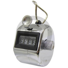 Licznik chromowana obudowa metalowa, z pętelka na palec