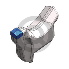 Młotek narzędziowy 1 końcówka, wersja A / RP+HD