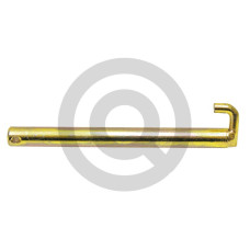 Oś 128 mm dł., do rolki podporowej