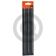 Pilnik do ostrzenia łańcuchów w opakowaniu sklepowym po 3 sztuki