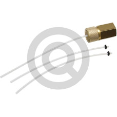 Dysza do fug i wąskich przestrzeni Specjalna dysza, idealnie nadająca się do zwalczania szkodników. Do fug od 2,5 mm. pasuje do: Typ 89, 96, 97, 196, 197, 141 T, 142 T, 172 RT, 176 T, wszystkie wysokowydajne opryskiwacze ciśnieniowe od roku budowy 2007 (b