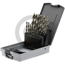 Wiertło spiralne HSS-G DIN338 19-częściowy