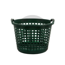 Kosz ogrodowy zielony, okrągły, 25 kg 