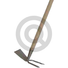 Motyka obustronna z trzonkiem