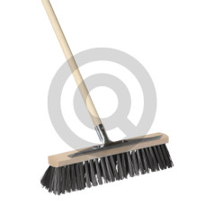 Miotła ogrodowa GRANIT z listwą do skrobania