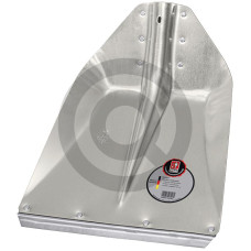 Szufla aluminiowa z krawędzią stalową