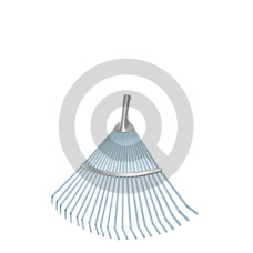 Profesjonalne grabie wachlarzowe bez uchwytu