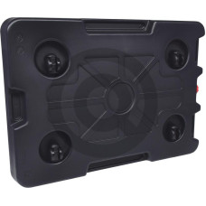 Przenośna taca zbiorcza 30 l, 150.9354 wyjątkowo płaska, z kółkami