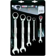 GEARplus® Zestaw kluczy płasko-oczkowych 5-el., rozmiary calowe, w opakowaniu Display GEARplus® Zestaw kluczy płasko-oczkowych 5-el., rozmiary calowe, w opakowaniu Display