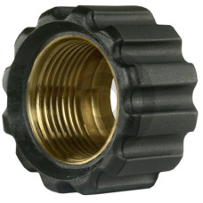 Nakrętka złączna 22x1,5 16,4 mm czarna 