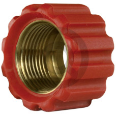 Nakrętka złączna 22x1,5 16,4 mm czerwona 