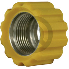 Nakrętka złączna 22x1,5 16,4 mm żółta VA 
