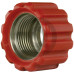 Nakrętka złączna 22x1,5 16,4 mm czerwona VA 